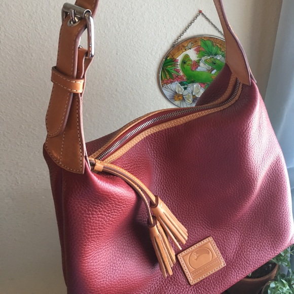Dooney & Bourke Maroon Bag - Picture 2 of 8